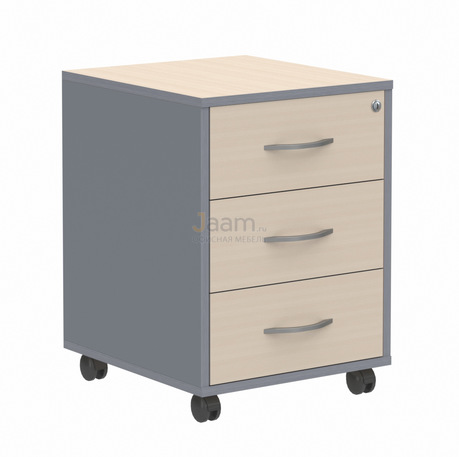 Мебель для персонала Офисная тумба подкатная 3 ящ. ТМ-3