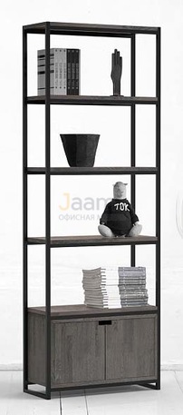 Мебель для персонала Стеллаж средний с ящиком METALFRAME OAK 4