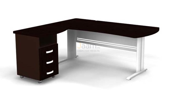 Мебель для персонала Угловое рабочее место на L-обр. каркасе левое B181/1