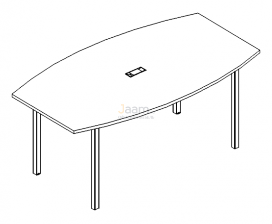 Стол Стол для переговоров на металлокаркасе DUE Б2 112 БП