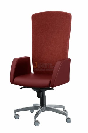 Кресло Сигма/П комбиниров. кожа нестандарт/база алюминий