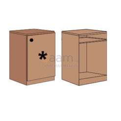 Мебель для гостиниц Офисная тумба под холодильник правая R5212