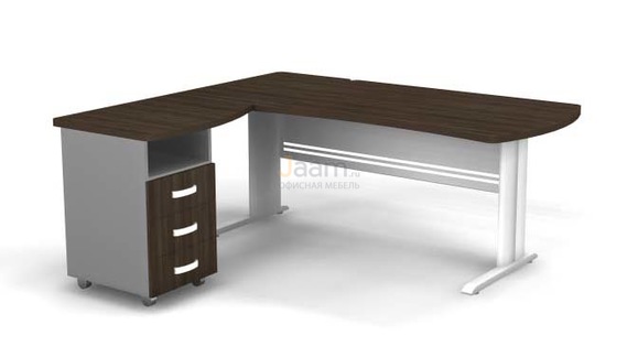 Мебель для персонала Угловое рабочее место на L-обр. каркасе левое B181/1