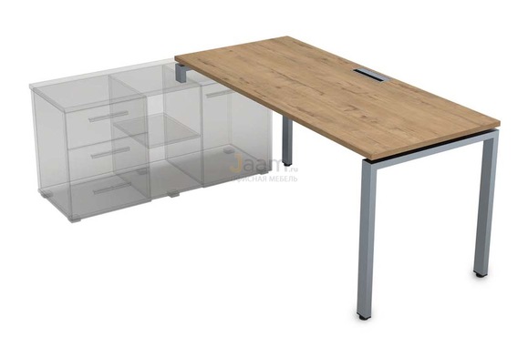 Мебель для персонала Стол для крепления на тумбу левый СТЛ-П.974