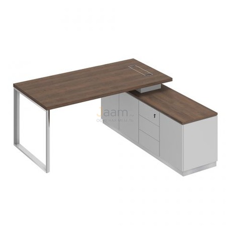 Кабинет руководителя Стол руководителя на опорной тумбе (левый/правый) БР 101