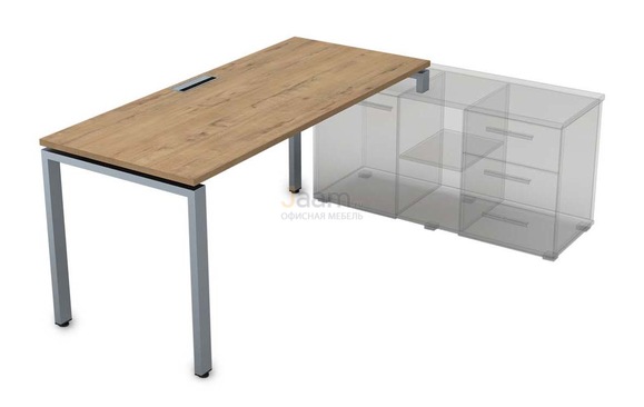 Мебель для персонала Стол для крепления на тумбу правый СТП-П.979