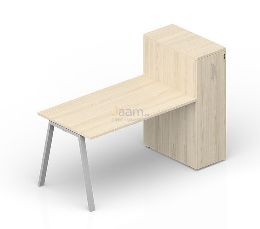 Мебель для персонала Стол с приставным шкафом Tower ARTPS128T112