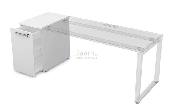 Мебель для персонала Офисная тумба с выкатной секцией 9Т.028