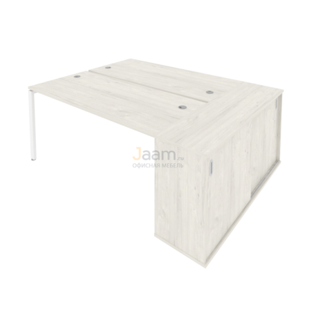 Мебель для персонала Рабочая станция с опорным шкафом-купе Б.РС-СШК-1.4