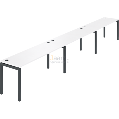Мебель для персонала Бенч линейный на 3 рабочих места АМБЛ-005.60-3