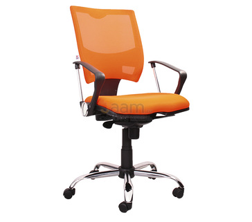 Кресло для персонала Spring grey cfs silver