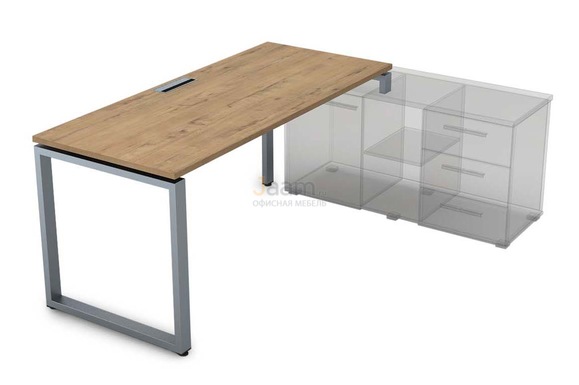 Мебель для персонала Стол для крепления на тумбу правый СТП-О.995