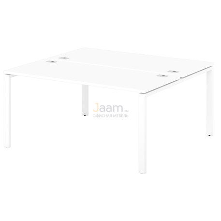 Мебель для персонала Стол-тандем на металлокаркасе S-43