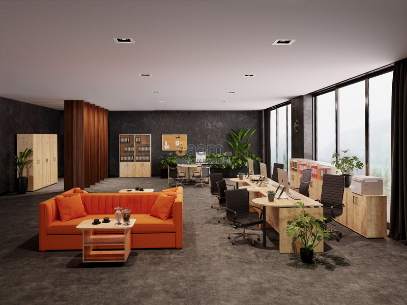 Мебель для персонала Континент-PRO BLACK