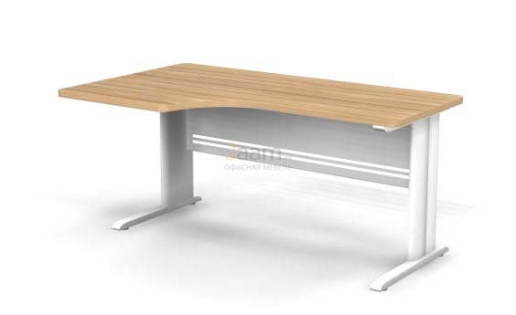 Мебель для персонала Стол эргономичный L-обр. каркасе левый B163М