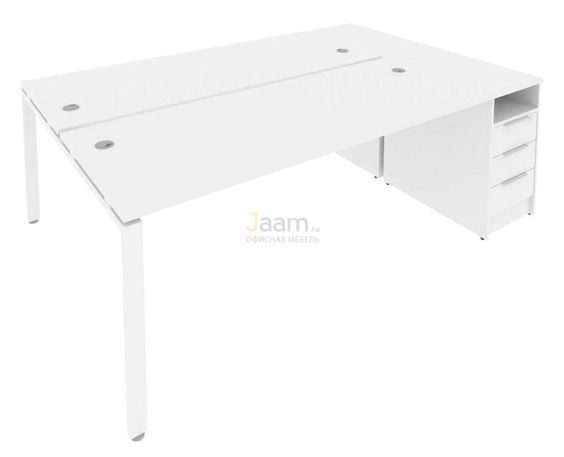 Мебель для персонала Рабочая станция с опорной тумбой Б.РС-СТП-2.5