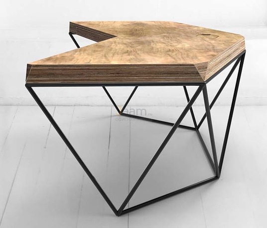 Кабинет руководителя Стол рабочий ГЕКСАГОН МЕТАЛЛ