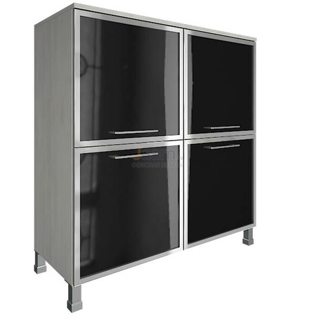 Кабинет руководителя Стеллаж квадратный LT-SD1.2R black
