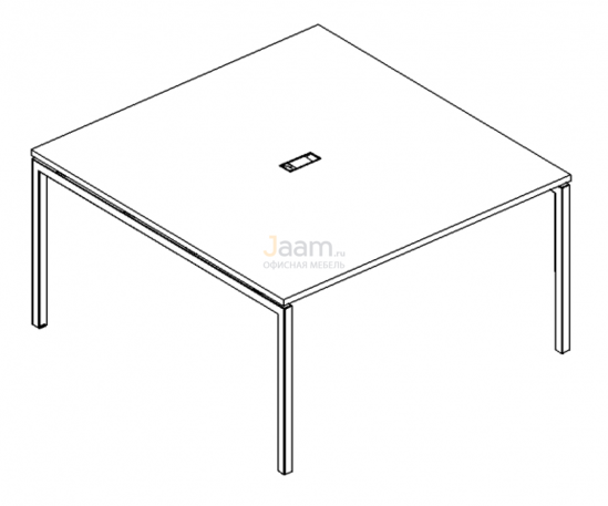 Стол Стол для переговоров на металлокаркасе DUE Б2 132 БП