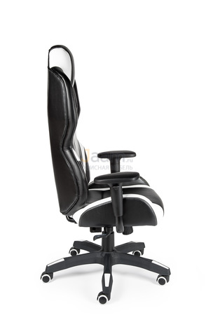 Кресло F1 CX0912H01 чёрно-белое