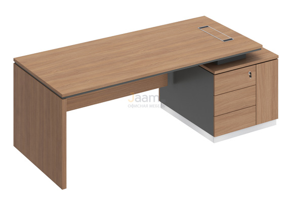 Кабинет руководителя Стол на опорной тумбе правый СИ 112пр