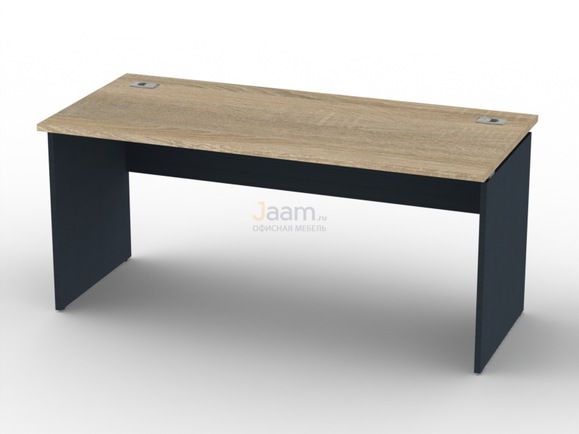 Мебель для персонала Стол письменный с 2-мя заглушками кабель-канала I-26