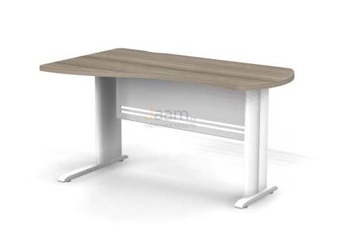 Мебель для персонала Стол асимметричный левый на L-образном каркасе B117/1