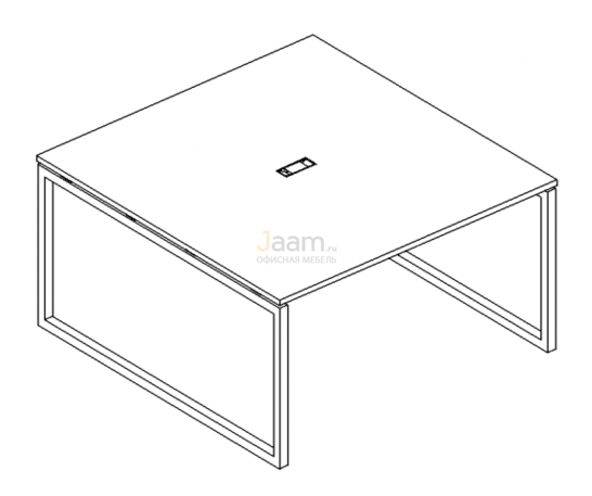 Стол Стол для переговоров на металлокаркасе QUATTRO Б4 133 БП