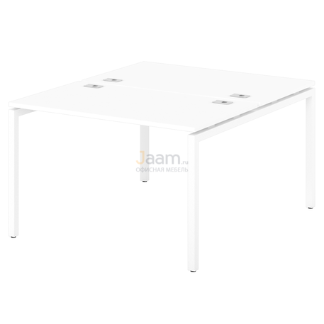 Мебель для персонала Стол-тандем на металлокаркасе S-47