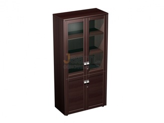 Кабинет руководителя Шкаф для документов со стеклянными дверями