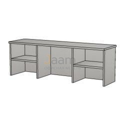 Мебель для персонала Полка настольная с задней стенкой ПФ005