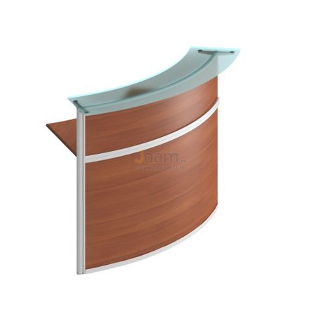 Стойка ресепшн Стойка со стеклом 60 град. изог. наружу (без опор) ФС 0701