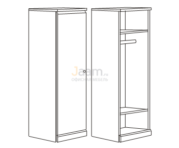 Мебель для гостиниц Гардероб левый R5702