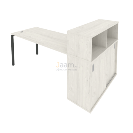 Мебель для персонала Стол письменный с опорным шкафом-купе Б.РС-СШК-3.4