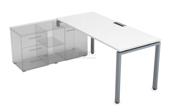 Мебель для персонала Стол для крепления на тумбу левый СТЛ-П.975