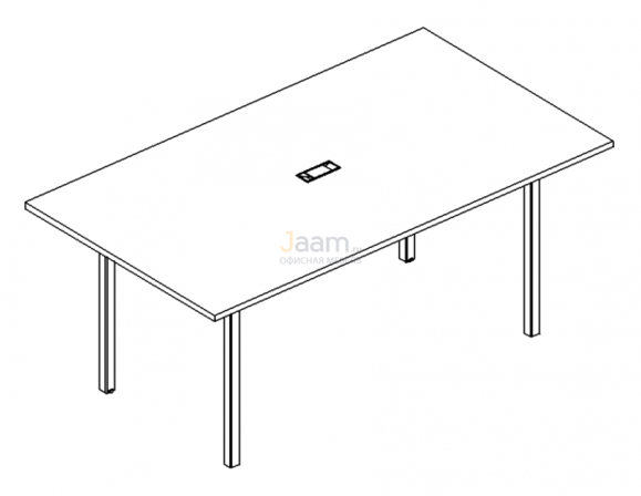 Стол Стол для переговоров на металлокаркасе DUE Б2 121 БП