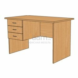 Мебель для персонала Стол письменный с 3 ящ. СФ215