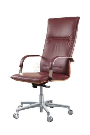 Кресло Берлин/П Люкс Кожа стандартная/база алюминий