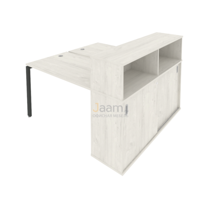 Мебель для персонала Рабочая станция с опорным шкафом-купе Б.РС-СШК-2.2