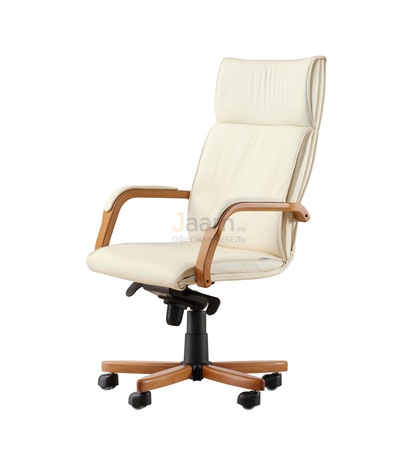 Кресло Лондон/П Кожа стандартная/база дерево