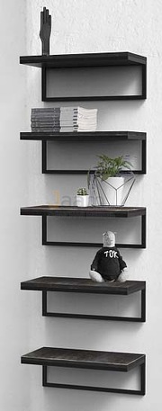 Мебель для персонала Стеллаж низкий из полок METALFRAME