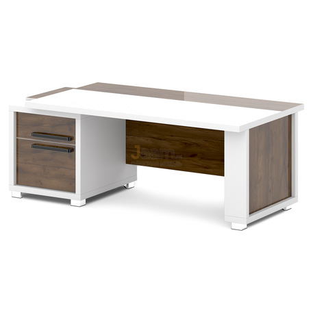 Кабинет руководителя Стол руководителя с одной тумбой L-114пр/л