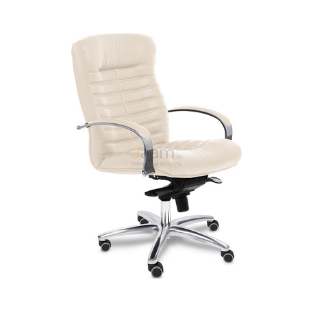 Кресло ORION CHROME B кожа+кож.зам.