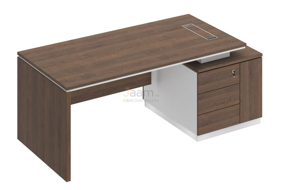Кабинет руководителя Стол на опорной тумбе правый СИ 111пр