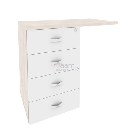 Мебель для персонала Офисная тумба приставная универсальная O.TPU-4