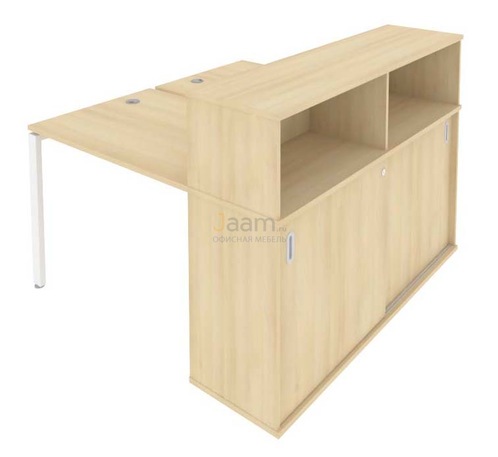 Мебель для персонала Рабочая станция с опорным шкафом-купе Б.РС-СШК-2.1