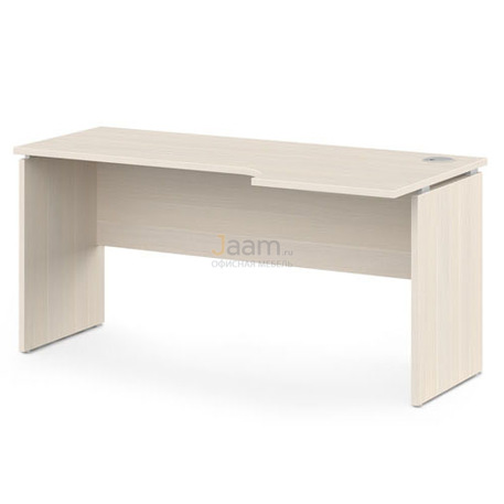 Мебель для персонала Стол письменный с заглушкой кабель-канала V-36пр