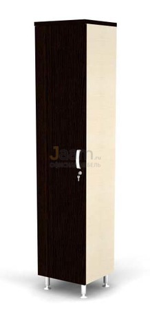 Мебель для персонала Гардероб с крючками, глухая L-дверь BR84.0506