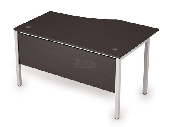 Мебель для персонала Стол криволинейный с экраном из ДСП левый 6МД.022