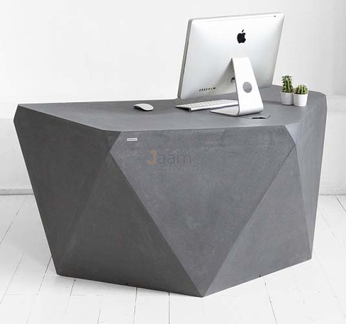 Кабинет руководителя Стол рабочий ГЕКСАГОН микроцемент